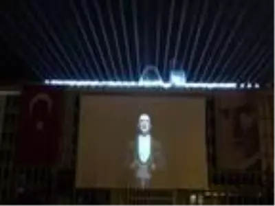 Hologram gösterisiyle Cumhuriyet Bayramı coşkusu Hologram gösterisiyle Cumhuriyet Bayramı coşkusu