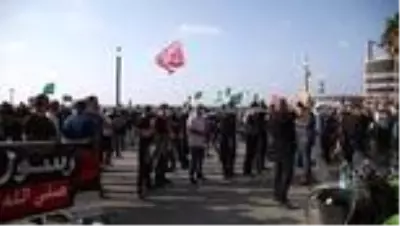 İsrail vatandaşı Filistinlilerden Tel Aviv'deki Fransa Büyükelçiliği önünde protesto - KUDÜS İsrail vatandaşı Filistinlilerden Tel Aviv'deki Fransa Büyükelçiliği önünde protesto - KUDÜS