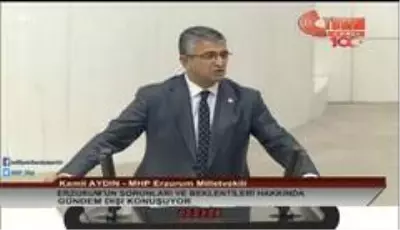 Kamil Aydın Erzurum'un sorunlarını anlattı Kamil Aydın Erzurum'un sorunlarını anlattı