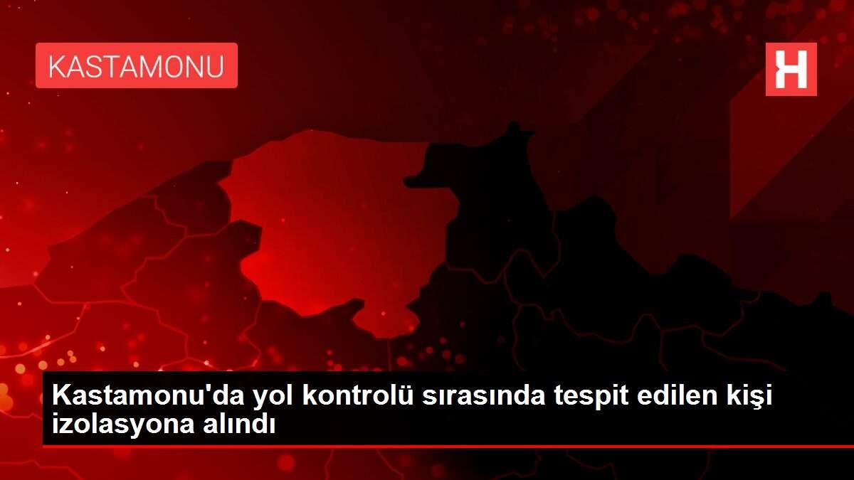 Kastamonu da yol kontrolü sırasında tespit edilen ...