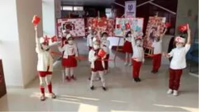 Minik öğrencilerin Cumhuriyet coşkusu Minik öğrencilerin Cumhuriyet coşkusu
