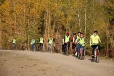 Oltulu Yeşilaycılar Cumhuriyet için pedallarını çevirdiler
