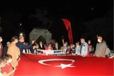 Samsun'da fener alayı yürüyüşü Samsun'da fener alayı yürüyüşü