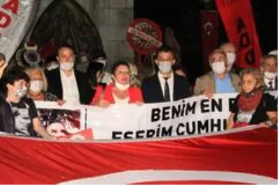 Samsun'da fener alayı yürüyüşü Samsun'da fener alayı yürüyüşü