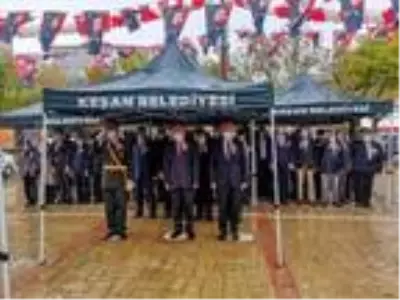Trakya'da 29 Ekim coşkusu, yağmur altında kutlandı
