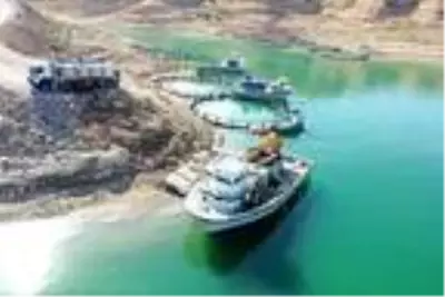 Yamula Barajı'nda 1400 ton somon üretildi Yamula Barajı'nda 1400 ton somon üretildi