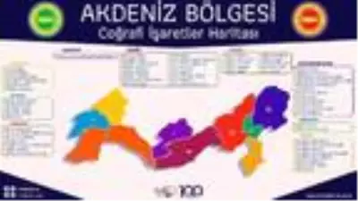 Akdeniz'in 'coğrafi işaret' haritası çıktı Akdeniz'in 'coğrafi işaret' haritası çıktı
