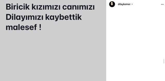 Dilay Kemer kimdir? Dilay Kemer öldü mü? Dilay Kemer'in hastalığı ne?