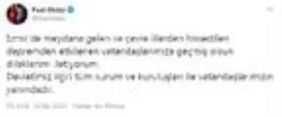 Son dakika haber: Fuat Oktay: Devletimiz, vatandaşlarımızın yanında Son dakika haber: Fuat Oktay: Devletimiz, vatandaşlarımızın yanında