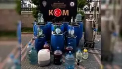 Giresun'da bin 60 litre sahte içki daha ele geçirildi Giresun'da bin 60 litre sahte içki daha ele geçirildi