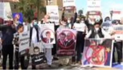 Macron yönetiminin İslam karşıtı tutumu protesto edildi (2) Macron yönetiminin İslam karşıtı tutumu protesto edildi (2)