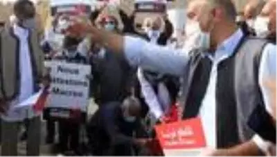 Macron yönetiminin İslam karşıtı tutumu protesto edildi (2) Macron yönetiminin İslam karşıtı tutumu protesto edildi (2)