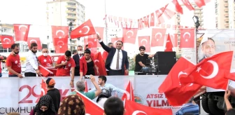 Mersin de belediyelerden coşkulu cumhuriyet kutlaması