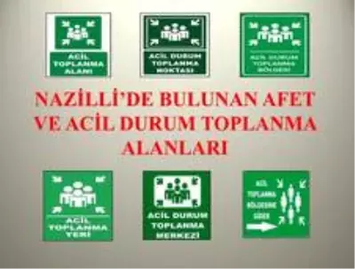 Nazilli Belediyesi ilçe genelindeki toplanma merkezlerini açıkladı Nazilli Belediyesi ilçe genelindeki toplanma merkezlerini açıkladı
