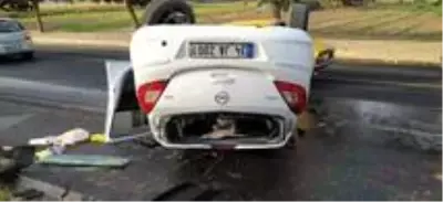 Otomobil ile kamyon çarpıştı: 1 yaralı Otomobil ile kamyon çarpıştı: 1 yaralı