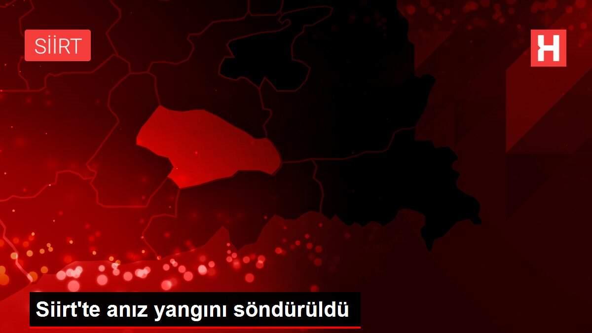 Son dakika haberi... Siirt'te anız yangını söndürüldü Son dakika haberi... Siirt'te anız yangını söndürüldü