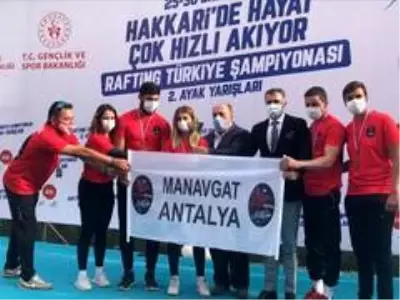 Türkiye Rafting Şampiyonasına Manavgat damgası Türkiye Rafting Şampiyonasına Manavgat damgası
