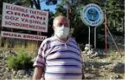 Yeşil aşığı Musa Eroğlu, heyelana karşı önlem istiyor Yeşil aşığı Musa Eroğlu, heyelana karşı önlem istiyor