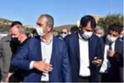Bakan Kurum ve Bakan Gül, Sığacık'ı ziyaret etti Bakan Kurum ve Bakan Gül, Sığacık'ı ziyaret etti