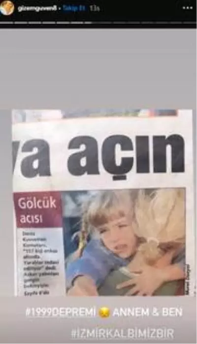 Gizem Güven enkaz altından çıktığı günü unutamıyor Gizem Güven enkaz altından çıktığı günü unutamıyor