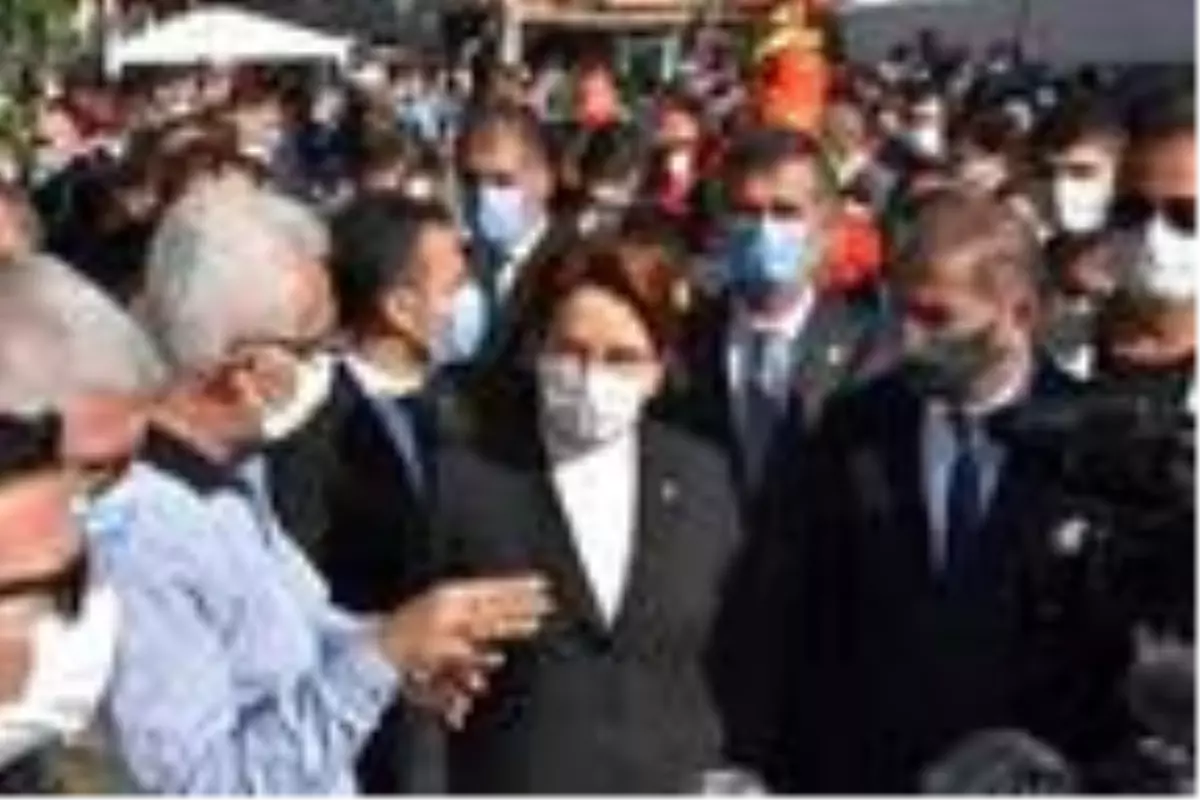 İYİ Parti Lideri Akşener, deprem bölgesinde
