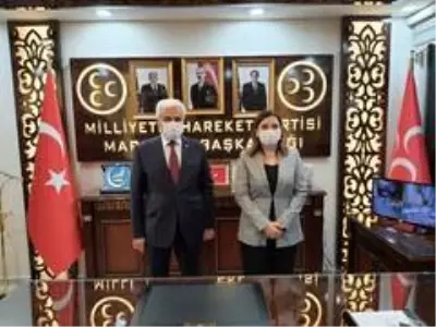 MHP İstanbul Milletvekili Arzu Erdem Mardin İl Başkanlığını Ziyaret Etti MHP İstanbul Milletvekili Arzu Erdem Mardin İl Başkanlığını Ziyaret Etti