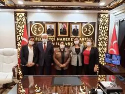 MHP İstanbul Milletvekili Arzu Erdem Mardin İl Başkanlığını Ziyaret Etti MHP İstanbul Milletvekili Arzu Erdem Mardin İl Başkanlığını Ziyaret Etti
