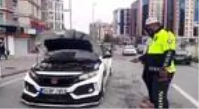 Nitrojen tüplü otomobile 1.280 lira ceza kesildi