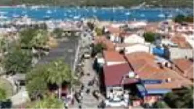 Tsunaminin vurduğu Sığacık havadan görüntülendi Tsunaminin vurduğu Sığacık havadan görüntülendi