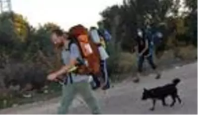 Ukraynalı üç arkadaş ikinci kez Likya Yolu'nda yürüyüşe çıktı Ukraynalı üç arkadaş ikinci kez Likya Yolu'nda yürüyüşe çıktı