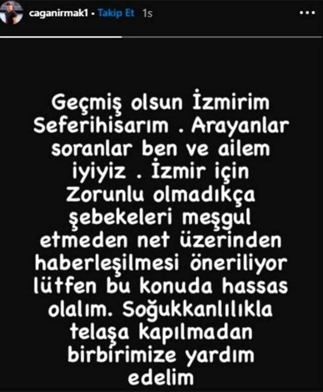 Ünlü isimler, Türkiye'yi ayağa kaldıran İzmir depreminin ardından sessiz kalamadı