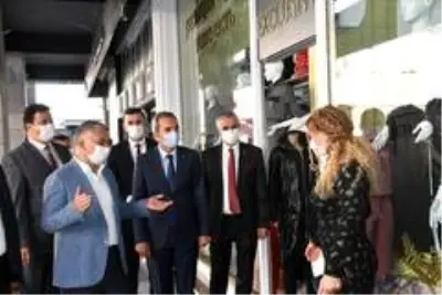 Vali Yazıcı Kemer'de incelemelerde bulundu Vali Yazıcı Kemer'de incelemelerde bulundu
