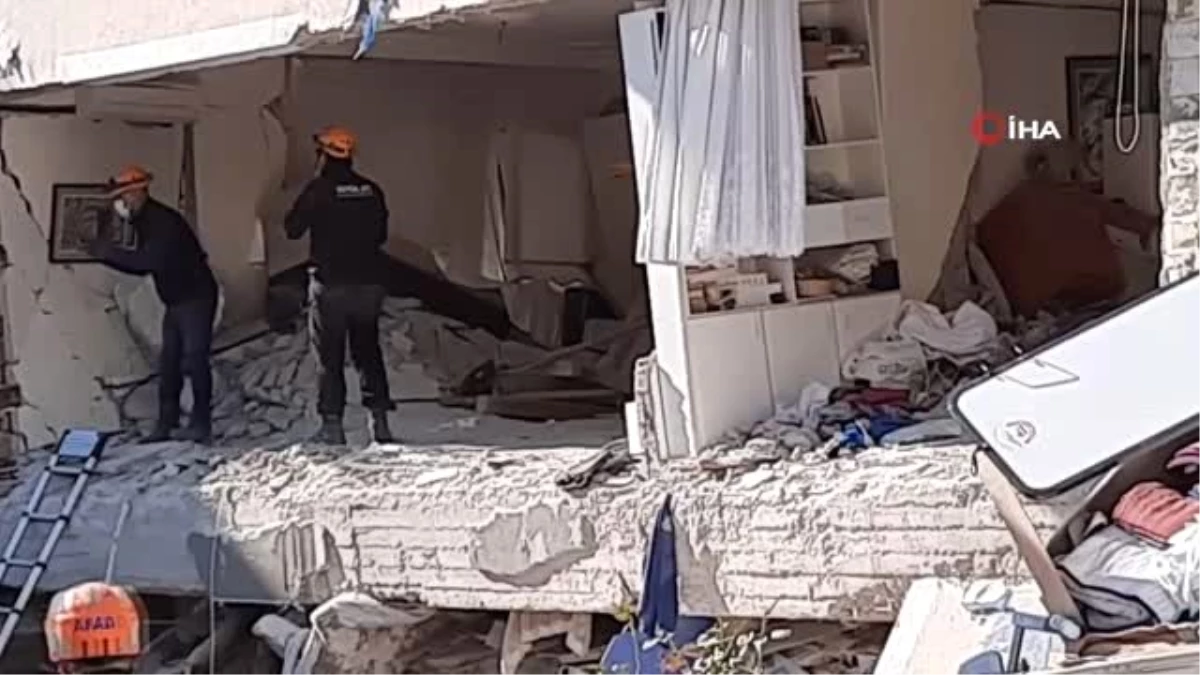 Yan yatan 3 binadaki 7 cansız bedenin yerini hassas burunlu 'Pelte'  belirledi - İzmir