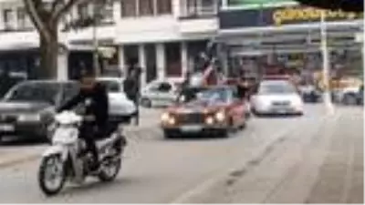 Asker uğurlamasında kesikleri yolda torpil patlatarak, konvoy yaptılar Asker uğurlamasında kesikleri yolda torpil patlatarak, konvoy yaptılar