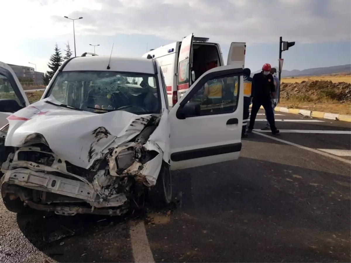 son dakika haber develi de trafik kazasi 2 yarali