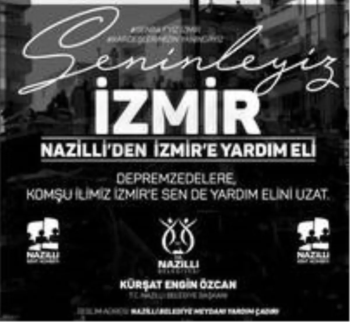 nazilli den izmir e yardim eli
