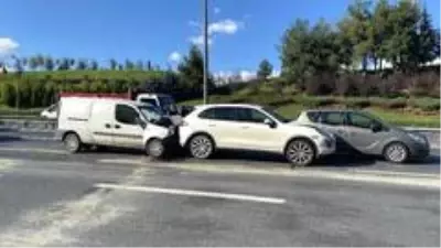 TEM Otoyolu'nda milyonluk zincirleme kaza