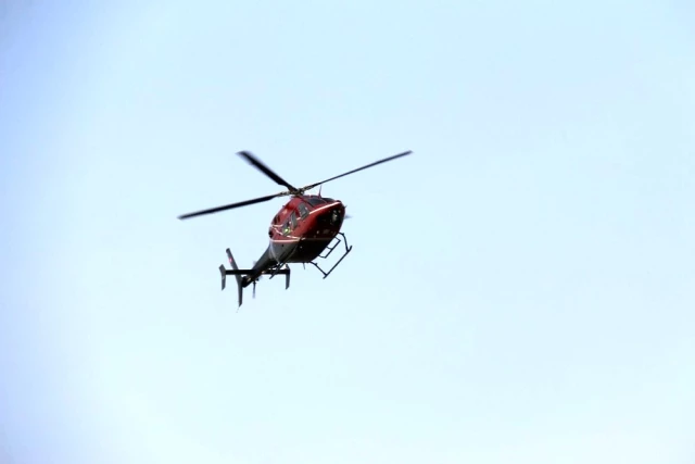 Ağrı'da trafik denetimleri helikopter ve drone yardımıyla gerçekleştirildi
