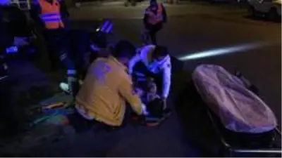 Genç kızların motosiklet macerası hastanede bitti