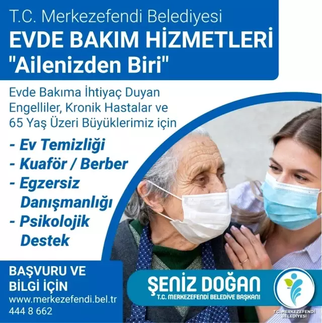 Merkezefendi Belediyesinden evde bakım hizmeti Haber