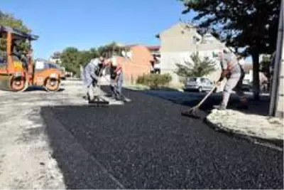 Tepebaşı'nda üst yapı çalışmaları sürüyor