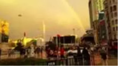 İstanbul'da yağmur sonrası gökkuşağı İstanbul'da yağmur sonrası gökkuşağı