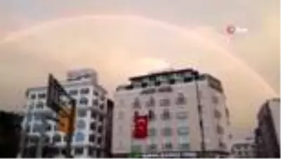 İstanbul'da yağmur sonrası gökkuşağı İstanbul'da yağmur sonrası gökkuşağı