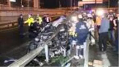 SARIYER'DE BARİYERLER OTOMOBİLE OK GİBİ SAPLANDI: 1 ÖLÜ SARIYER'DE BARİYERLER OTOMOBİLE OK GİBİ SAPLANDI: 1 ÖLÜ