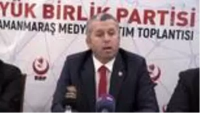 BBP Genel Başkan Yardımcısı Mahmut Yardımcıoğlu Kahramanmaraş'ta konuştu