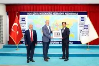 Cizre TSO Başkanı Sevinç ESO Başkanı ile bir araya geldi