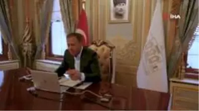 İstanbul Valisi Yerlikaya'dan belediye başkanlarıyla video konferanslı toplantı İstanbul Valisi Yerlikaya'dan belediye başkanlarıyla video konferanslı toplantı