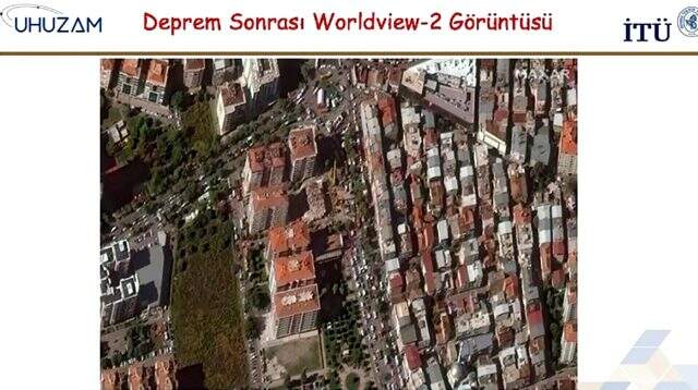 İzmir depreminin yol açtığı yıkım uzaydan görüntülendi
