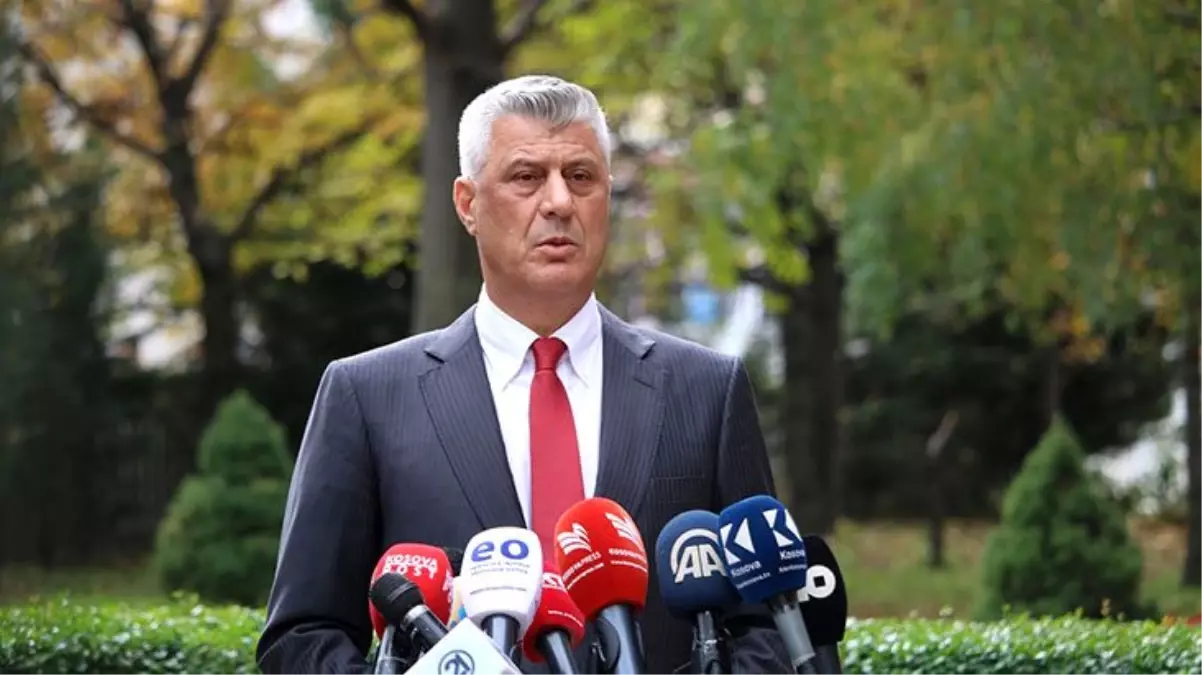 Kosova Cumhurbaşkanı Haşim Thaçi görevinden istifa etti