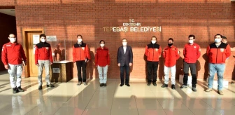 Başkan Ataç depremin kahramanları ile buluştu